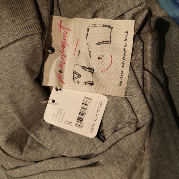 FREE PEOPLE Hot Shot Reversible Long Sleeve Set NWT - SMALL - Picture 8 of 8